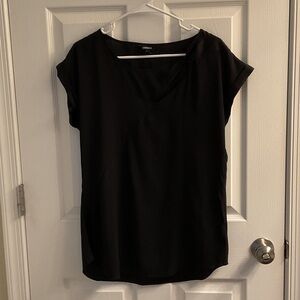Express Elegant Black Blouse